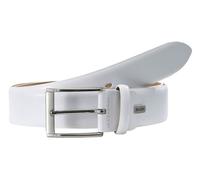 LLOYD Ceinture blanc en cuir pour homme - Thin Belt 98683 80 cm