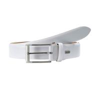 LLOYD Ceinture blanc en cuir pour homme - Thin Belt 98686 80 cm