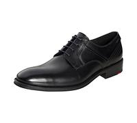 LLOYD Chaussures à lacets Gala pour homme - Chaussures d'affaires - Derby - Coupe normale - Cuir, Noir Midnight 10, 40 EU