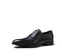 LLOYD Chaussures à lacets Gideon pour homme, chaussures d'affaires, Derby, taille normale, Noir , 46 EU