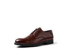 LLOYD Chaussures à lacets VALMARY pour homme, chaussures d'affaires, derby, taille normale, Brandy, 45 EU