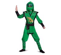 Lloyd Deluxe Lego Ninjago Legacy-kostuum voor kinderen, karakter-Jumpsuit, kindermaat M (7-8)
