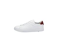 LLOYD Enrico Chaussures basses pour homme avec semelle ample, Blanc/Rouge, 40 EU