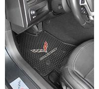 Lloyd Mats Lot de 2 Tapis de Sol en Caoutchouc résistant aux intempéries pour Corvette C7 2014-2019