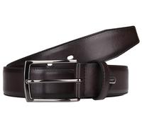 LLOYD Thin Leather Belt W90 Dark Brown