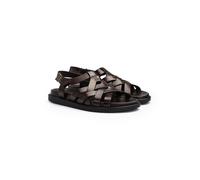 LLOYD Unisex AXIS Sandales Marron in 46 Largeur normale Cuir lisse Loisirs