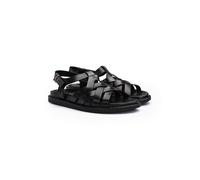 LLOYD Unisex AXIS Sandales Noir in 42 Largeur normale Cuir grainé Loisirs
