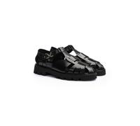 LLOYD Unisex BREEZ Sandales Noir in 40 Largeur normale Cuir grainé Loisirs