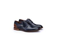 LLOYD Unisex DOMINO chaussures derby | chaussures à lacets Bleu in 41 Largeur normale Cuir gaufré | Cuir lisse Business | Festif