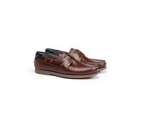 LLOYD Unisex ELDIR Chaussures bateau | Chaussures sans lacets Marron in 40.5 Largeur normale Cuir lisse Loisirs