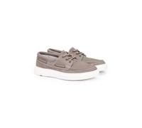 LLOYD Unisex FANAL Chaussures bateau Beige in 44 Largeur normale Cuir suédé Loisirs