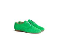 LLOYD Unisex HARMONY chaussures derby | chaussures à lacets Vert in 39 F 1/2 Cuir suédé | Cuir perforé Loisirs | Business