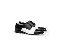 LLOYD Unisex LISTON chaussures derby | chaussures à lacets Noir in 40.5 Largeur normale Cuir lisse Business