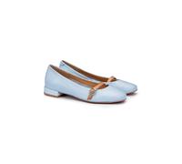 LLOYD Unisex LUSH Ballerina Bleu in 38 F 1/2 Cuir lisse Festif