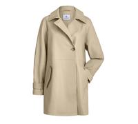 LLOYD Unisex MANTEAU EN CUIR Blanc in 42 Cuir lisse