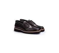LLOYD Unisex MARCH Chaussures bateau Marron in 43 Largeur normale Cuir lisse Loisirs | Festif