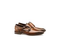 LLOYD Unisex NOBEL 220 Chaussures à double boucle Marron in 44.5 Largeur normale Cuir lisse Business | Festif