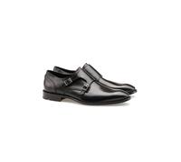 LLOYD Unisex NOBEL 220 Chaussures à double boucle Noir in 45 Largeur normale Cuir lisse Festif | Business