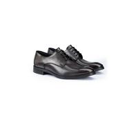 LLOYD Unisex OPAL chaussures derby | chaussures à lacets Gris in 40.5 Largeur normale Cuir lisse Business