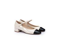 LLOYD Unisex PURE Ballerina Beige in 38 F 1/2 Cuir lisse Festif | Loisirs