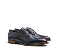 LLOYD Unisex SABRE chaussures derby | chaussures à lacets Bleu in 41 Largeur normale Cuir lisse Veau Business | Festif