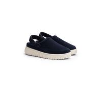 LLOYD Unisex TORO SNAP Pantoufle Bleu in 46 Largeur normale Cuir suédé Loisirs