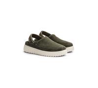 LLOYD Unisex TORO SNAP Pantoufle Vert in 42 F 1/2 Cuir suédé Loisirs