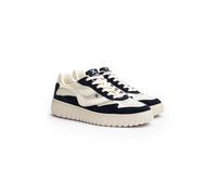 LLOYD Unisex TORO WAVE Baskets | Baskets basses Blanc in 43 Largeur normale Combinaison de cuir | Mesh Business | Loisirs