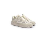 LLOYD Unisex TORO WAVE Baskets | Baskets basses Blanc in 44 Largeur normale Combinaison de cuir | Mesh Loisirs | Business