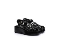 LLOYD Unisex VEGA FRAME Sandales Noir in 36.5 F 1/2 Cuir lisse Festif | Loisirs