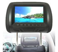 LLOZoo 2 écrans d'appui-tête universels 7 Pouces avec télécommande USB/SD+, Connexion Smartphone, écran LCD, 7 Langues au Choix, pour Lecteur DVD et Jeux vidéo,B