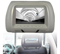 LLOZoo 2 écrans d'appui-tête universels 7 Pouces avec télécommande USB/SD+, Connexion Smartphone, écran LCD, 7 Langues au Choix, pour Lecteur DVD et Jeux vidéo,C