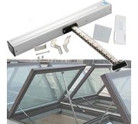 LLOZoo Actionneur De Fenêtre Électrique 24 V, Charge Maximale 400 N, Course 300 Mm - 1 000 Mm, Double Chaîne/Faible Bruit, avec Télécommande Et Interrupteur, pour Fenêtres De Toit,500mm