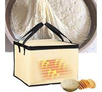 LLOZoo Étuve à pâte (20 L/30 L/35 L/50 L), boîte de Fermentation, 3 Vitesses réglables, avec Chauffage et poignée, réutilisable, Chauffage Basse température pour la Fabrication du Pain,50L