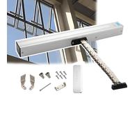 LLOZoo Ouvre-fenêtre électrique à chaîne 24 V avec télécommande et Interrupteur, motorisé et Automatique, pour fenêtres de Toit, serres et aérateurs de toiture. Course : 300 à 1 000 mm.,700mm