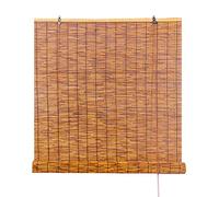 LLPEIJIE026 Store Enrouleur Bambou,Rideau De Roseau,Tissés À La Main,Store en Bambou Exterieur,Store Venitien,Rideau de Paille,Stores Opaques,avec Levage,Personnalisable (120x300cm(47x118in))