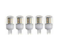 LLPFLED Lampe de maïs de maïs LED de maïs COB 12V G9 Lampe LED, 4W 260-300 lumens Aucune lampe à LED scintillante Non Dimmable angle de 360 degrés, pour RV CAMPER Marine, éclairage solaire et grille