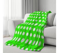 LLponhg Couverture Polaire Pop Art Pois Plaid Flanelle Moelleuse pour Canapé Géométrique Rond Couverture Chaude et Douce Simple Point pour Lit Adulte et Enfant 200x220 cm