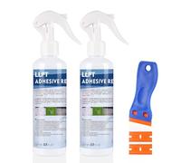 LLPT Dissolvant Colle | Décapant Adhésif | 260 ml | 2 Paquet | Avec Grattoir en Plastique | Élimine les Étiquettes Autocollants Décalcomanies Résidus de Ruban Adhésif Graisse Chewing-Gum (49503A-2)