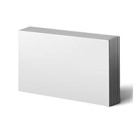 LLPT Feuilles Magnétiques Effaçables 6PCS 15CM x 21CM Réutilisables Lavables Autocollants Découpables Notes pour Réfrigérateur étagère de Bureau Tableau DIY Couleur Blanc (MSW598)