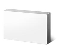LLPT Feuilles Magnétiques Effaçables 6PCS 21CM x 32CM Réutilisables Lavables Autocollants Découpables Notes pour Réfrigérateur étagère de Bureau Tableau DIY Couleur Blanc (MSW912)