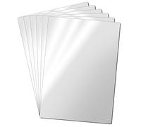 LLPT Papier Imprimable Magnétique 6 Feuilles Papier Magnétique Brillant pour Imprimante à jet d'encre Film Magnétique pour Réfrigérateur pour Photos Panneaux Artisanaux DIY 15CMx21CM (MSP598306LM)