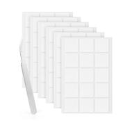 LLPT Point adhésives double face carré transparente 90 pièces 30MM Autocollants Nano Amovibles Très Adhésifs Étanches et Sans Trace Pour Décoration DIY à la Maison (NS3090)