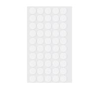 LLPT Point adhésives double face ronde transparente 50 pièces 15 mm Autocollants Nano Amovibles Très Adhésifs Étanches et Sans Trace Pour Décoration DIY à la Maison (ND050)