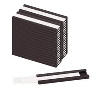 LLPT Porte-étiquette Magnétique 26PCS 1CM x 5CM Étiquettes Magnétiques Inscriptible Amovible Sans Saleté pour le Tableau Blanc du Meuble de Rangement à Étagère en Métal(MH20526)