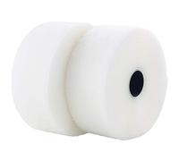 LLPT Rouleau de Ruban à Crochet et Boucle 5cm x 5m Sans Adhésif Blanc