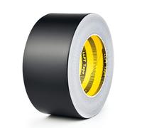 LLPT Ruban Adhésif Aluminium | Noir | 5cm x 20m x 3,94mil | Adhésif Résistant à Haute Température | HVAC Scellage Ruban de Conduit d'air Froid Chaud | pour la Réparation de Tuyaux Métalliques (BF065)