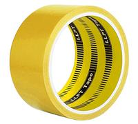 LLPT Ruban Adhésif Couleur Ruban Adhésif en Tissu 1 Rouleau 50MM X 9M X 11 Mil pour l'artisanat de Bricolage décoration intérieure et Extérieure Couleur Jaune(DT601YL)