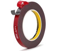 LLPT Ruban Adhésif Double Face Ruban de Montage Robuste 13MM*5.5M Bande adhésive double face imperméable à l'eau pour cadres photo Poster Automobile Home Déco Boîte à Clous (G461113mm)