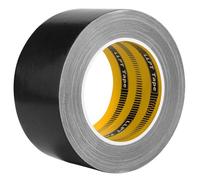 LLPT Ruban adhésif en tissu de qualité supérieure 60 mm x 30 m x 0,23 mm Adhésif puissant sans résidus, couleur noire (DT242)